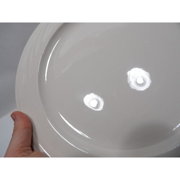 Syracuse China White Dinner Plate 10.5" Classic Design Durable - Picture 3 of 7